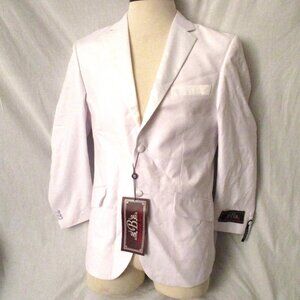 NEW NWT HOUSE OF ST. BENETS Tuxedo Sport Jacket Blazer 40R WHITE Formal Wedding